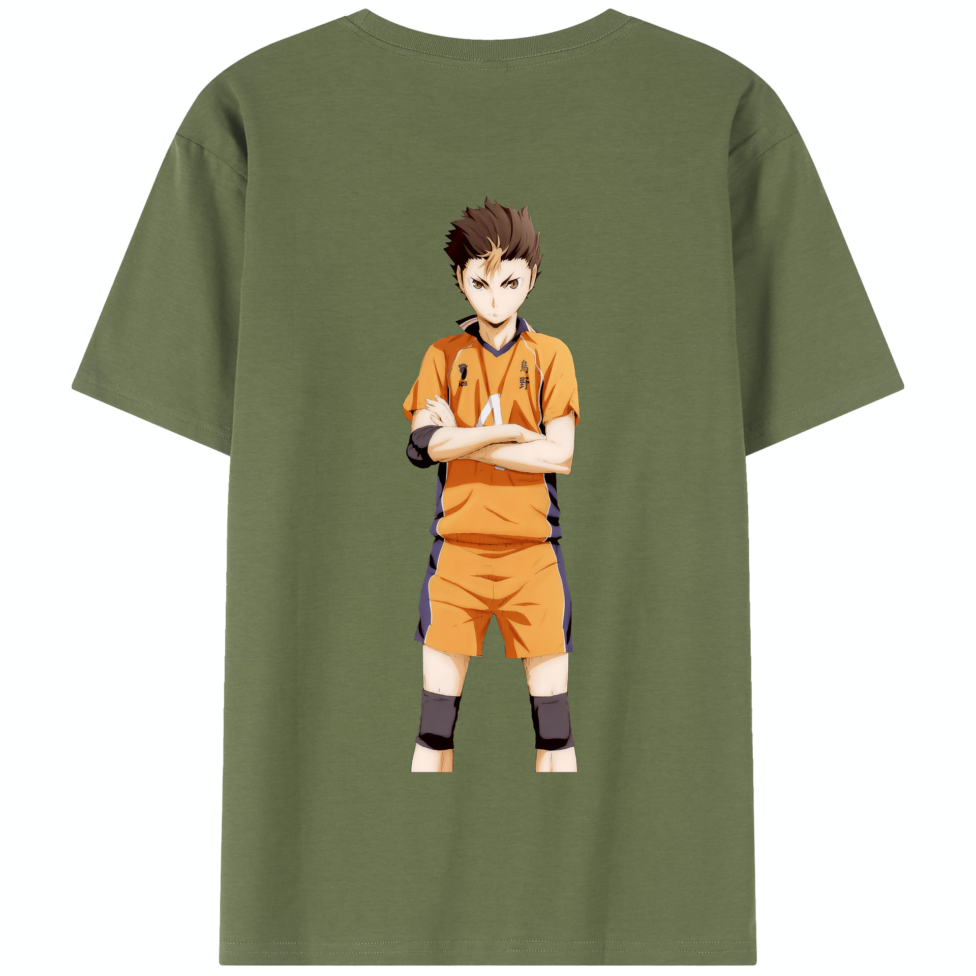 （画像用） ハイキュー!! Haikyu!! 綿100％半袖Tシャツ（背面プリント）